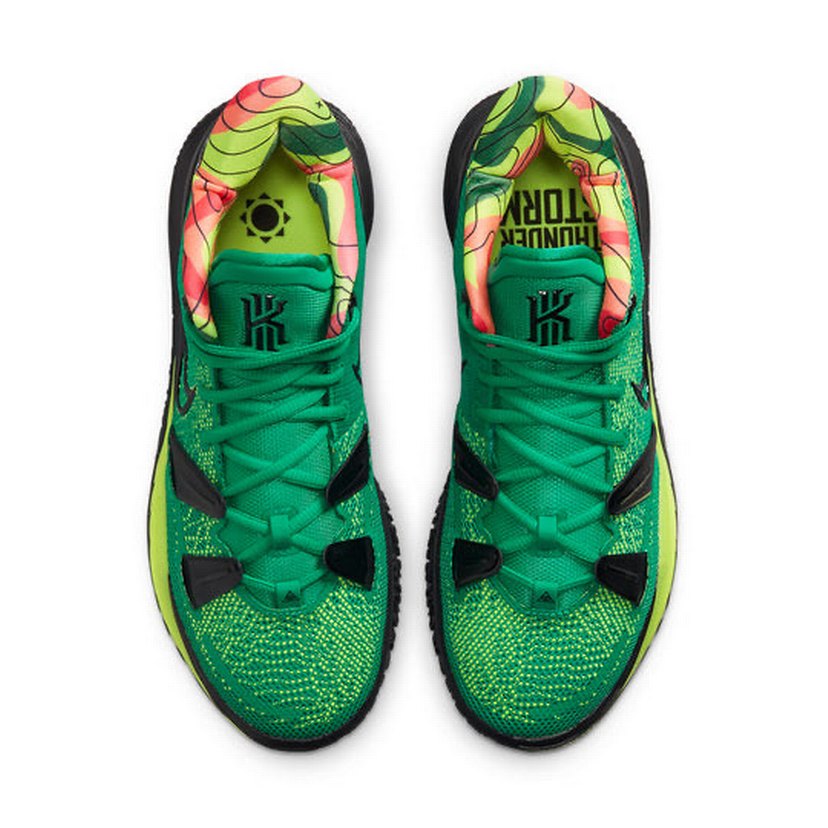 Yeşil Yılan Desenli Basketbol Ayakkabısı-Kyrie 7 Stadium Green - Görsel 4