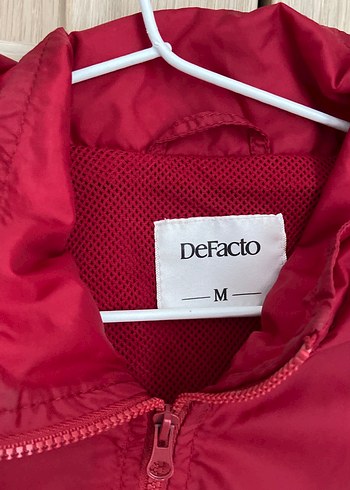 Kadın Kırmızı Fermuarlı Rahat Ceket - Görsel 4