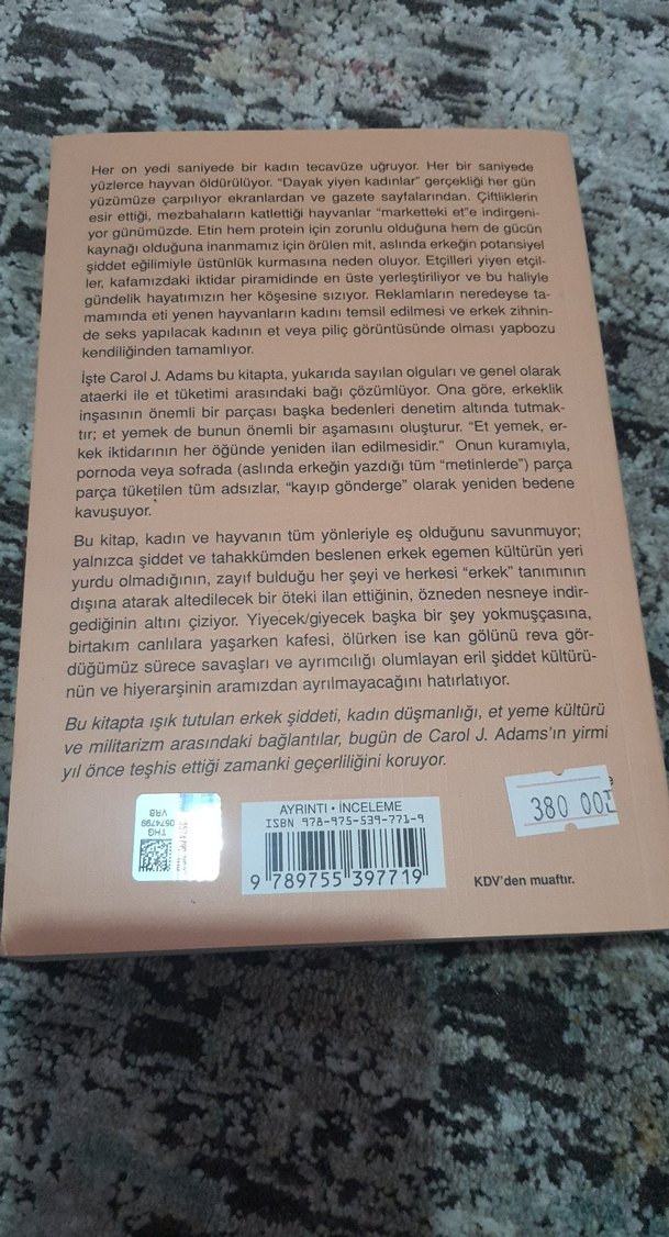 Etin Cinsel Politikası - Carol J. Adams - Görsel 3