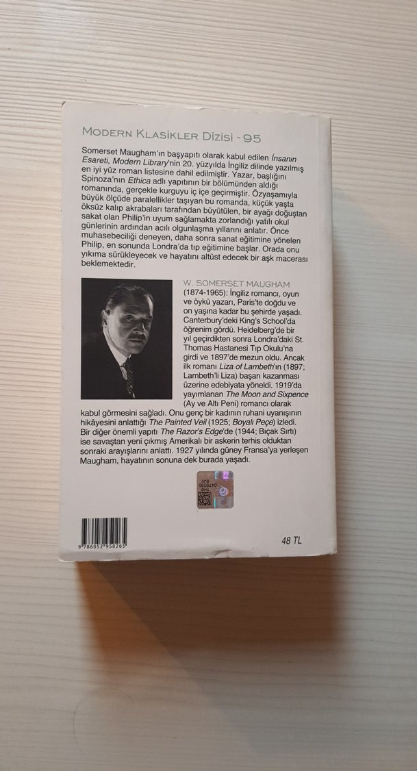 İnsanın Esareti - W. Somerset Maugham - Görsel 3
