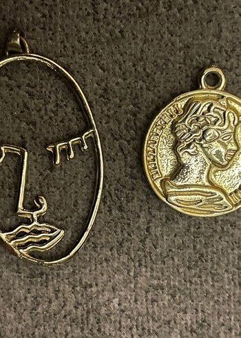 Altın Renk kolye ucu - Görsel 2