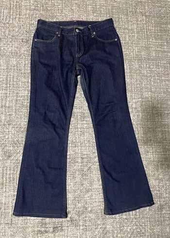 Levis Koyu Lacivert İspanyol Paca Jean