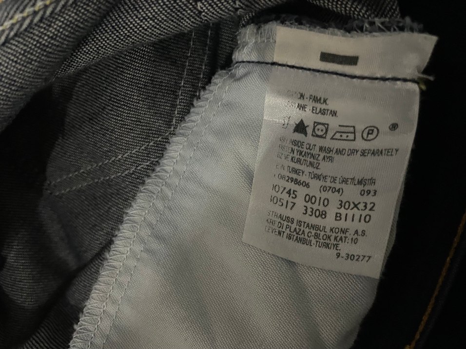 Levis koyu lacivert ispanyol paça jean — görsel 3/9