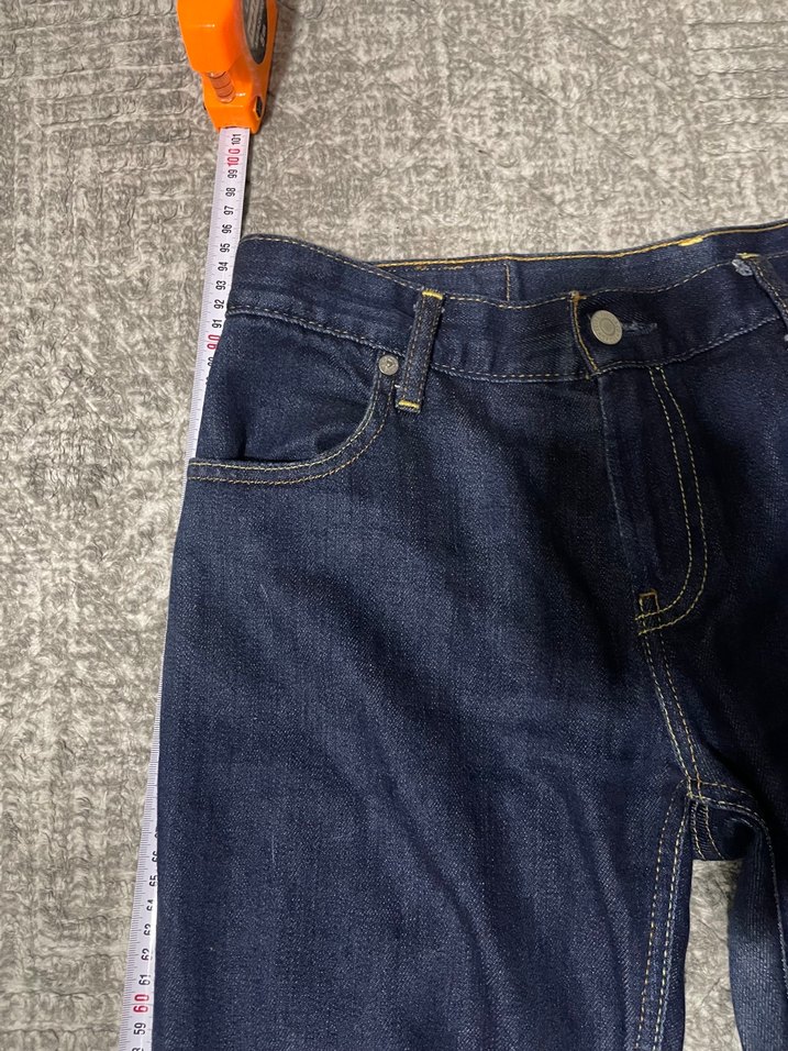 Levis koyu lacivert ispanyol paça jean — görsel 7/9