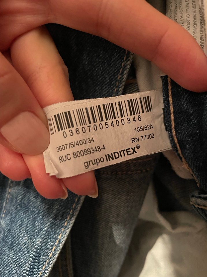 Zara Kadın Wide Leg Denim Pantolon - Görsel 5