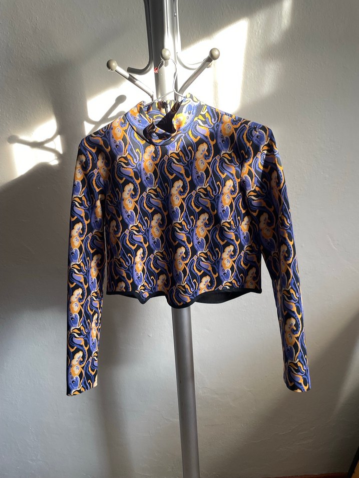 Zara Kadın Printed Top - Görsel 3