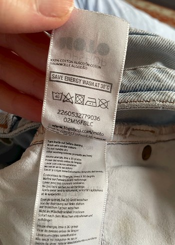 Topshop İngiliz Marka Yüksek Bel Jean - Görsel 5