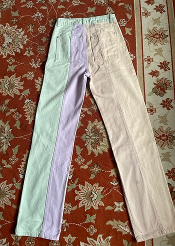 Les Benjamins Renkli Yüksek Bel Jean - Görsel 5