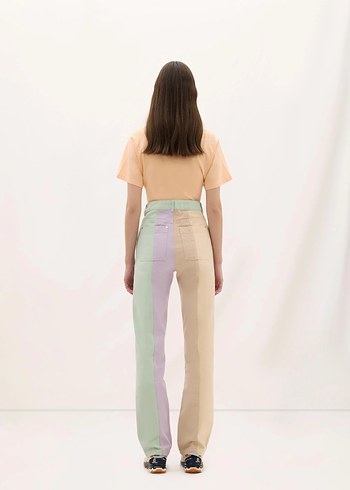 Les Benjamins Renkli Yüksek Bel Jean - Görsel 2