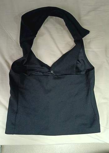 crop sırt dekolteli bluz - Görsel 2