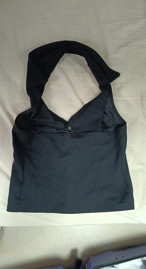 crop sırt dekolteli bluz - Görsel 2