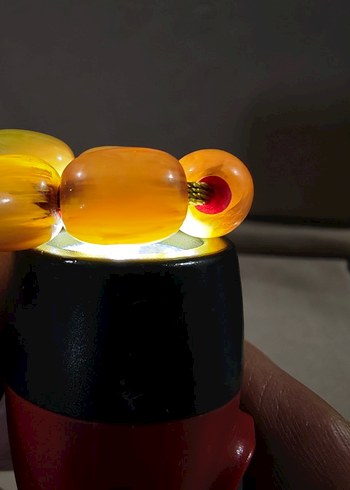 İsa Balkaya usta imzalı sıkma kehribar tesbih - Görsel 7