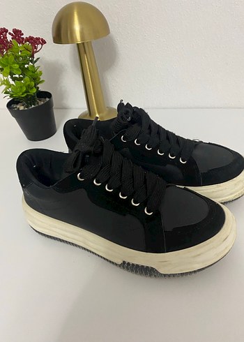 Siyah Kadın Spor Ayakkabı - Görsel 2