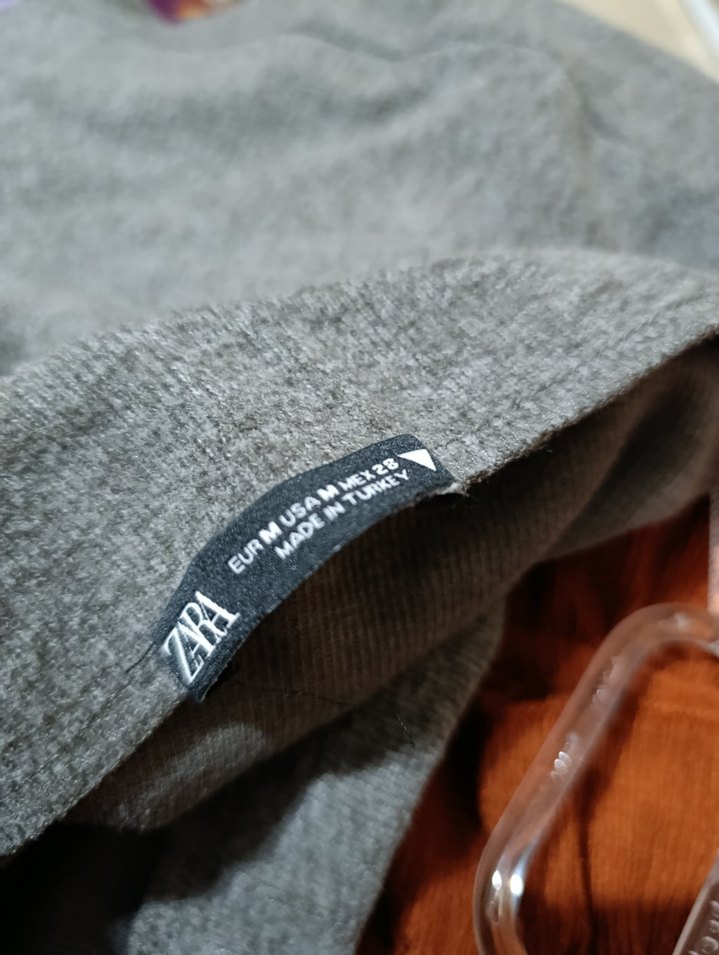 Gri Drapeli Midi Kadın Etek - Görsel 2