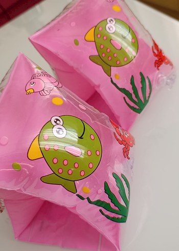 Renkli Pembe Çocuk Kollukları 3-6 yaş - Görsel 3