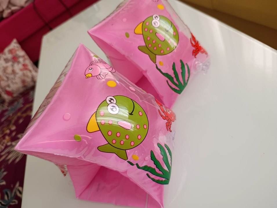 Renkli Pembe Çocuk Kollukları 3-6 yaş - Görsel 3