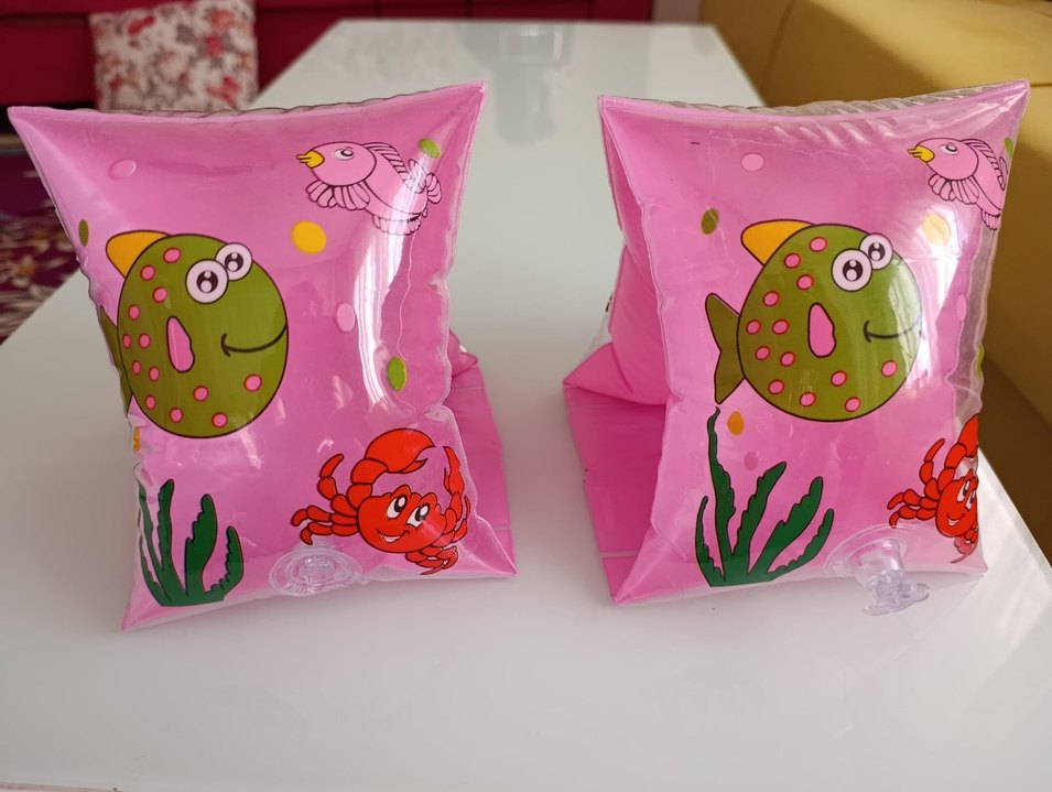 Renkli Pembe Çocuk Kollukları 3-6 yaş - Görsel 2