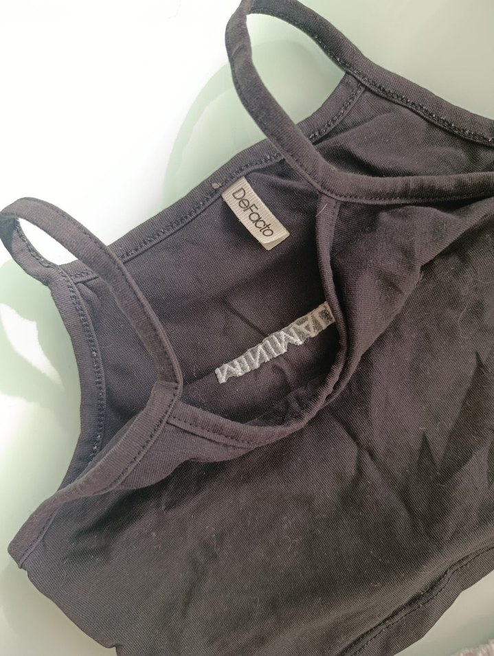 5-6 yaş kız çocuk takım crop şort - Görsel 3