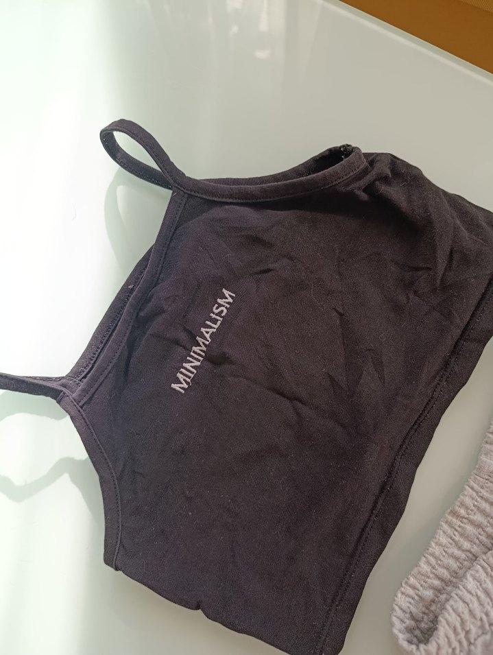 5-6 yaş kız çocuk takım crop şort - Görsel 2