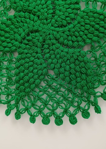 Yeşil Bohem Örgü çeyizlik lif - Görsel 4