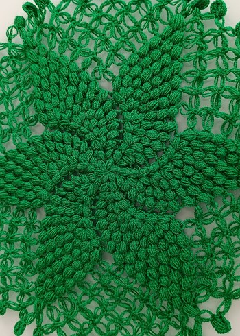 Yeşil Bohem Örgü çeyizlik lif - Görsel 3