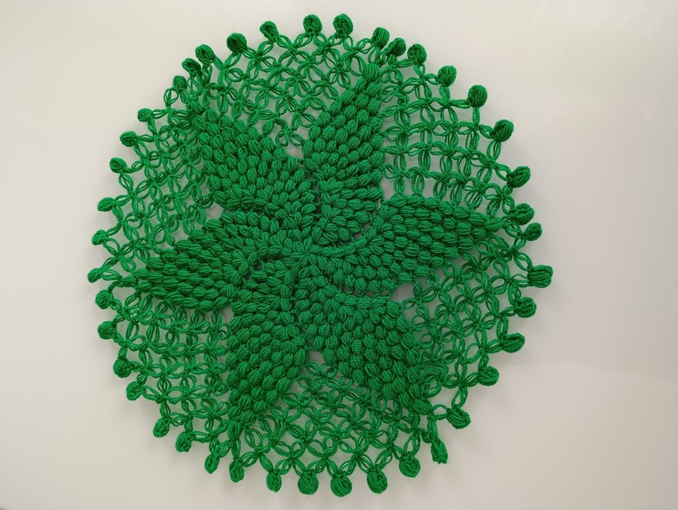 Yeşil Bohem Örgü çeyizlik lif - Görsel 2