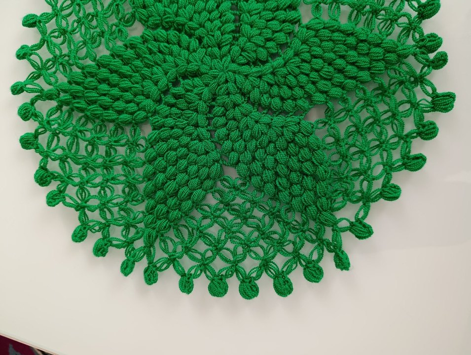 Yeşil Bohem Örgü çeyizlik lif - Görsel 4