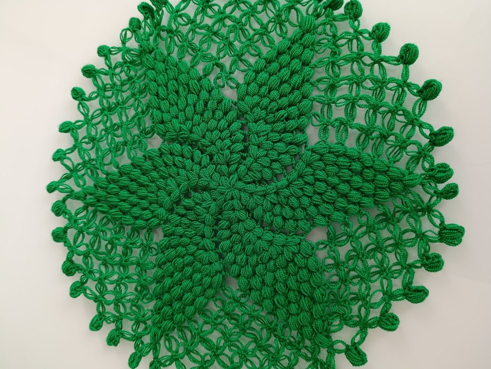 Yeşil Bohem Örgü çeyizlik lif - Görsel 3