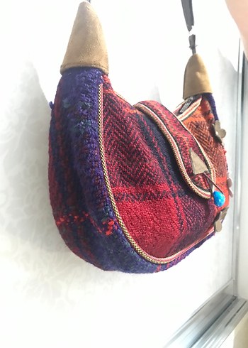 Renkli Bohem Kadın Çapraz Çanta - Görsel 2