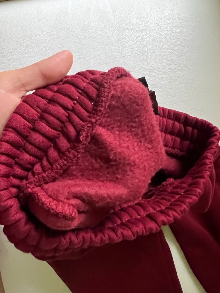 Bordo Kadın Rahat Kesim Eşofman Altı - Görsel 2