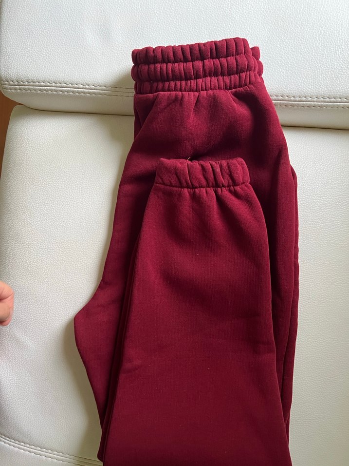 Bordo Kadın Rahat Kesim Eşofman Altı - Görsel 4