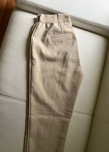 Bej Kadın Kumaş Pantolon - Görsel 2