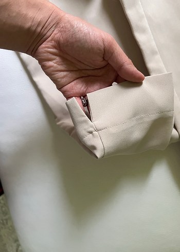 Bej Kadın Kumaş Pantolon - Görsel 4