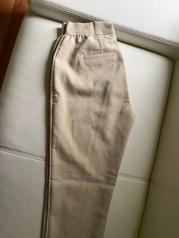 Bej Kadın Kumaş Pantolon - Görsel 2