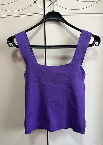 Mor Kadın Örme Atlet - Görsel 2