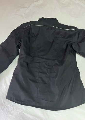 Siyah Reflektörlü Motosiklet Montu  Ayarlanabilir Bel / Temiz - Görsel 3