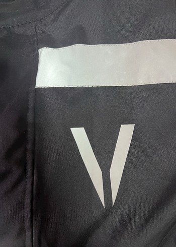 Siyah Reflektörlü Motosiklet Montu  Ayarlanabilir Bel / Temiz - Görsel 5