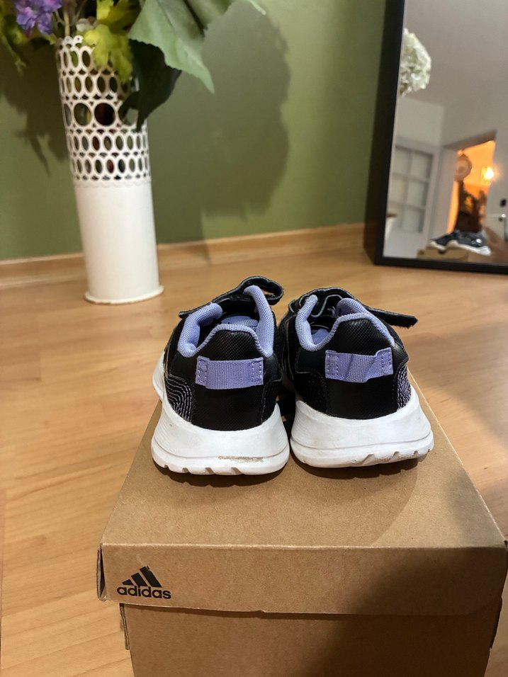 Çocuk Siyah Adidas Spor Ayakkabı - Görsel 3