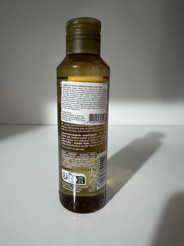 Yves Rocher Makyaj Temizleme Yağı - Görsel 2