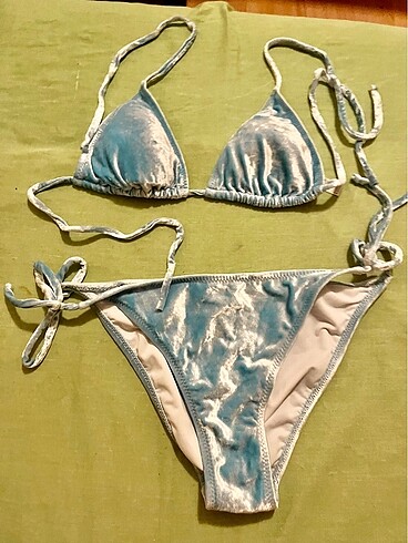 Parlak Kumaş bikini