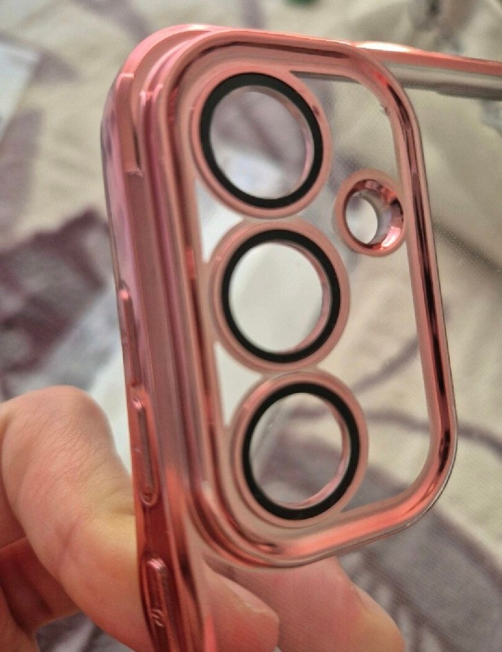 Pembe Bohem Tarzı Tokalı Telefon Kılıfı - Görsel 2