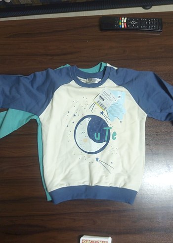 Erkek Çocuk Renk Bloklu Sweatshirt - Görsel 2