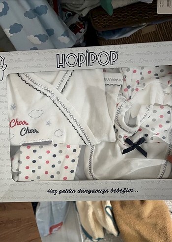 Nakışlı Mavi Pamuklu Bebek Erkek Takımı - Görsel 2