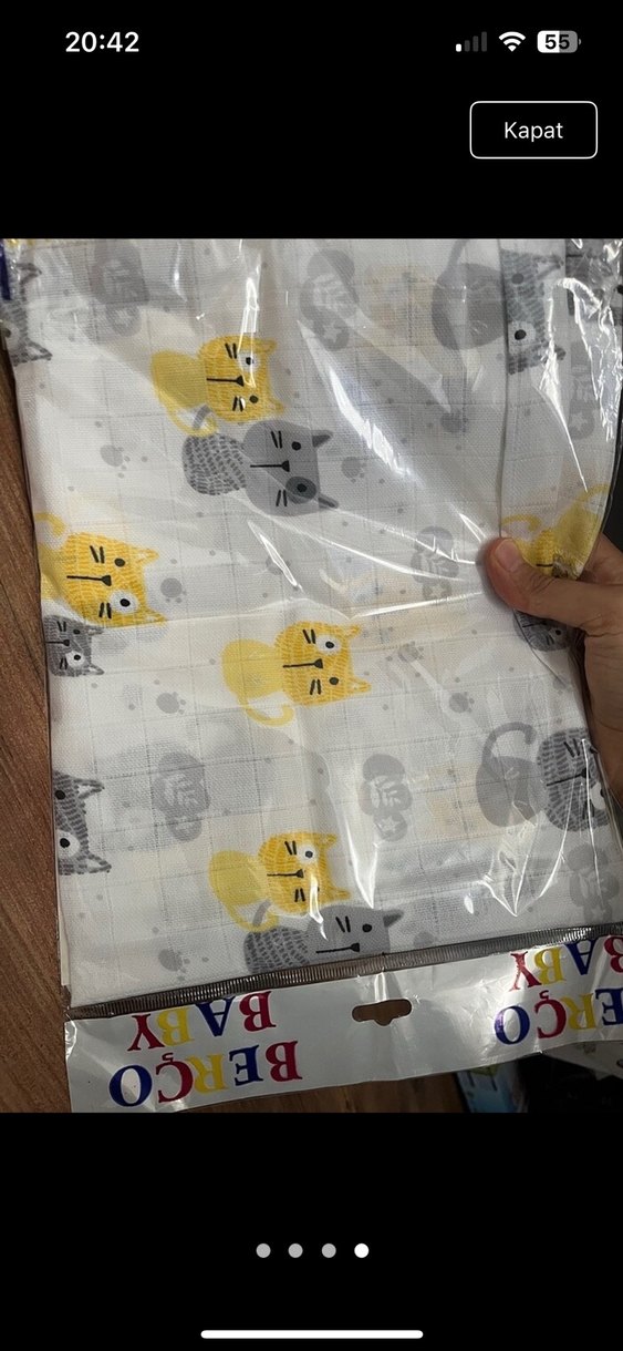 Nakışlı Mavi Pamuklu Bebek Erkek Takımı - Görsel 4