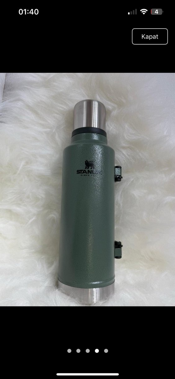 Stanley Siyah Klasik Termos 1.9L - Görsel 2