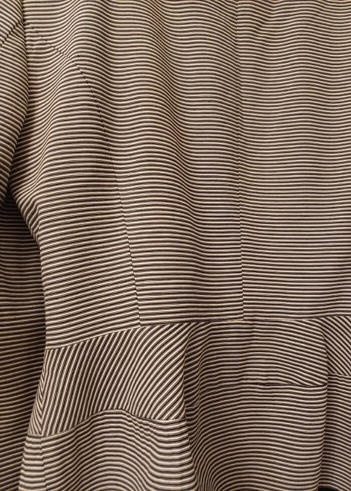 Ipekyol siyah beyaz çizgili business blazer - Görsel 4