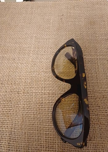 Sarı Parlak Retro Kadın Gözlüğü - Görsel 7