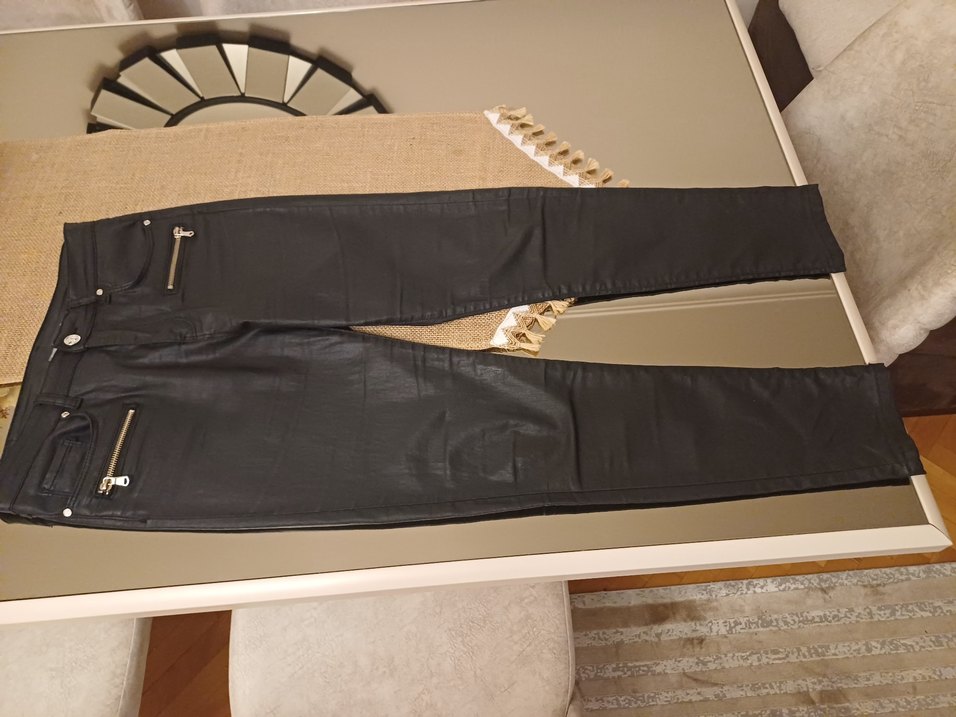 ipekyol 40 beden full likra mumlu kaplama pantolon - Görsel 2