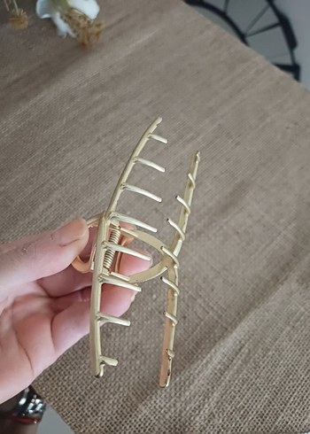 Altın metal Tokalı Kadın Toka - Görsel 3