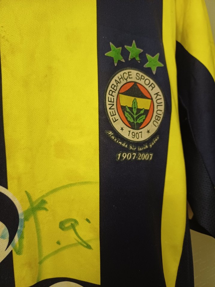 Fenerbahçe orjinal futbolcu imzalı forma - Görsel 4